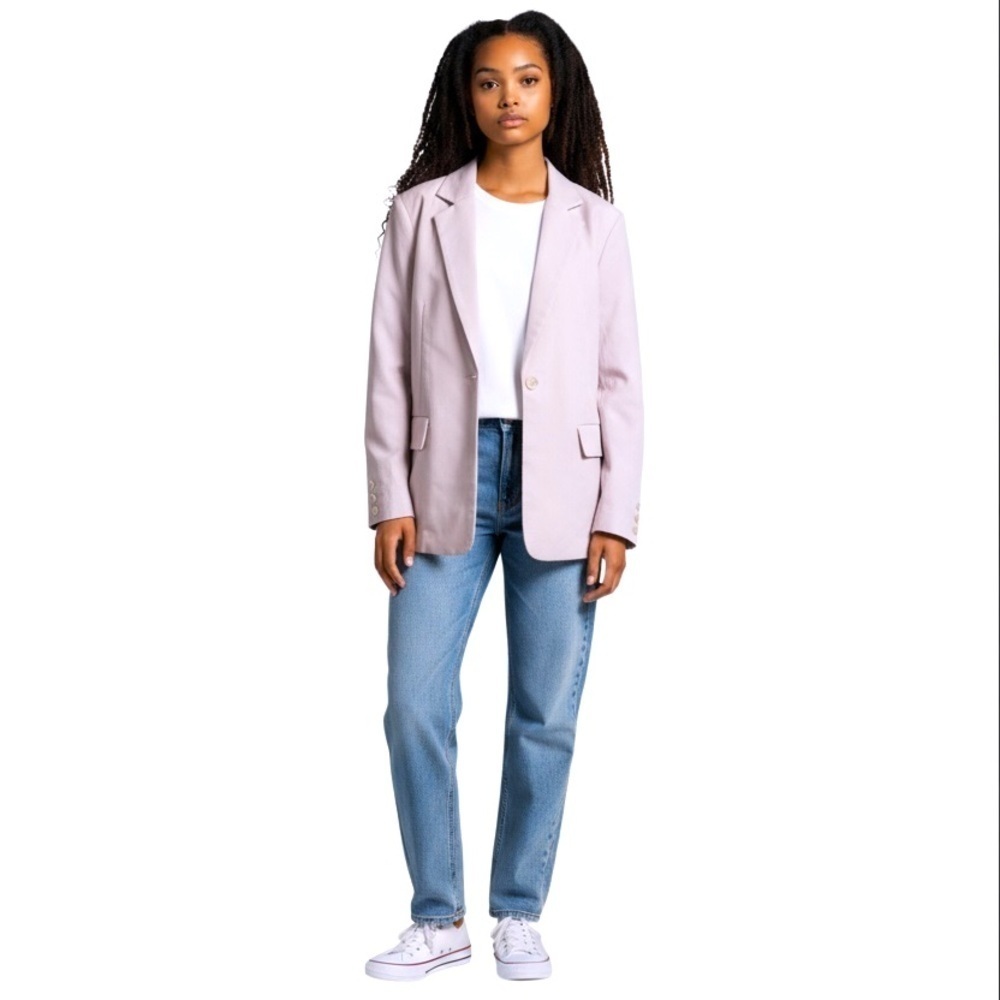 SOUND women’s Blazer in Soft Pink Size Small jacket Barbie blush sports coat s